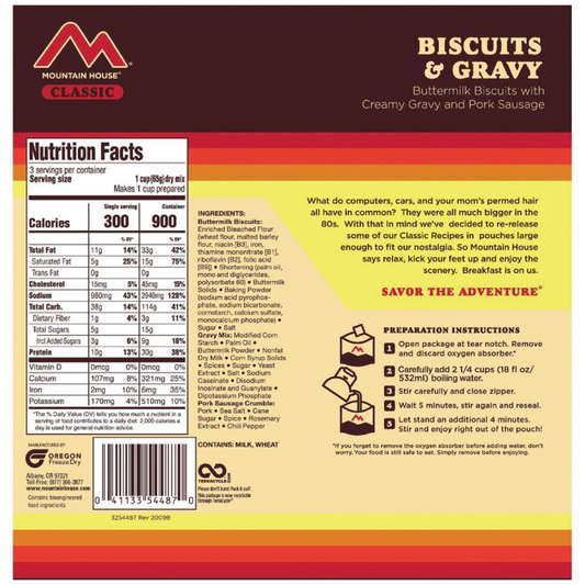 Classic Biscuits And Gravy