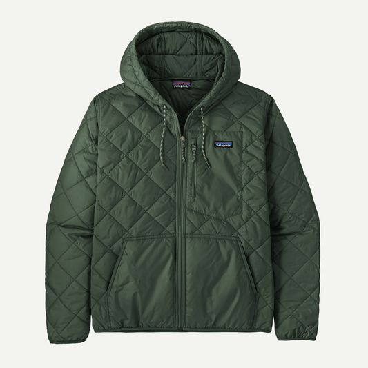 Men's Diamond Quilted Bomber Hoody