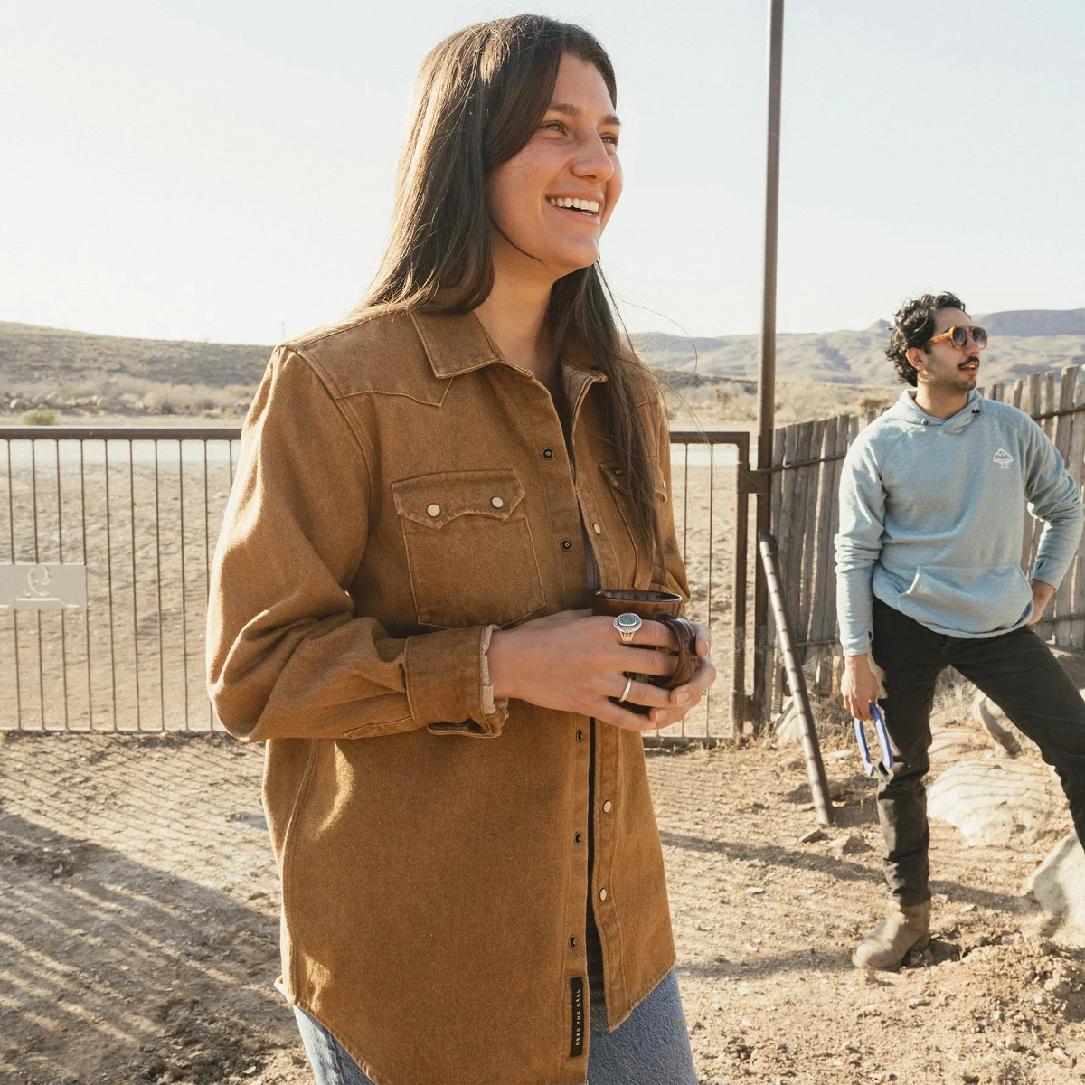 Dust Up Denim Snapshirt