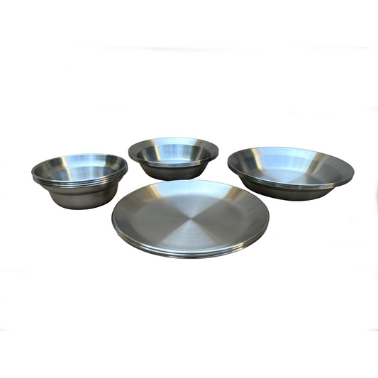 TOAKS Stainless Steel 16 pc Tabelware Set
