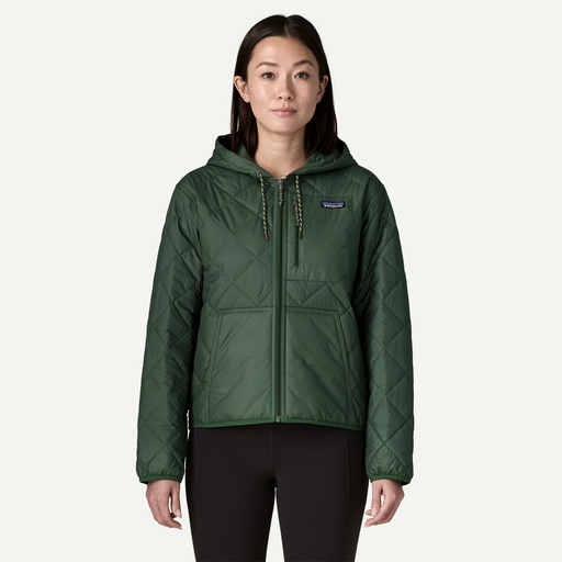 Women's Diamond Quilted Bomber Hoody