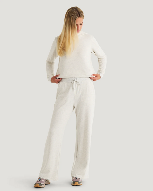 Women's Bamboo Lightweight Fleece Wide Leg Pant