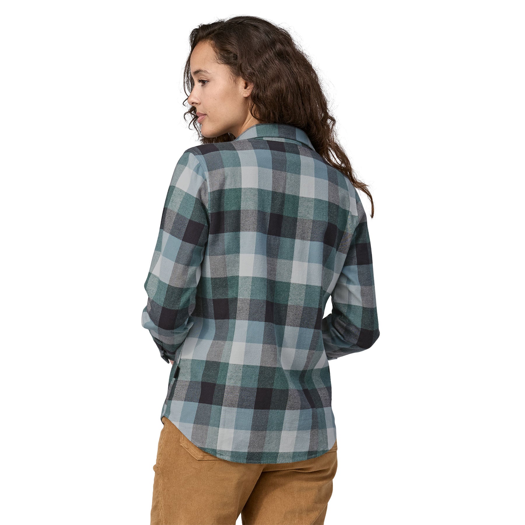 Women's Long-Sleeved Organic Cotton Midweight Fjord Flannel Shirt