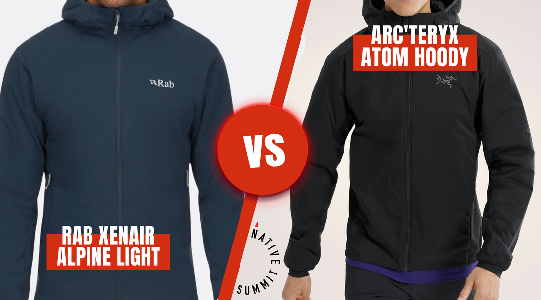 How similar are the Rab Xenair Alpine Light & the Arc’teryx Atom Hoody? 🤔