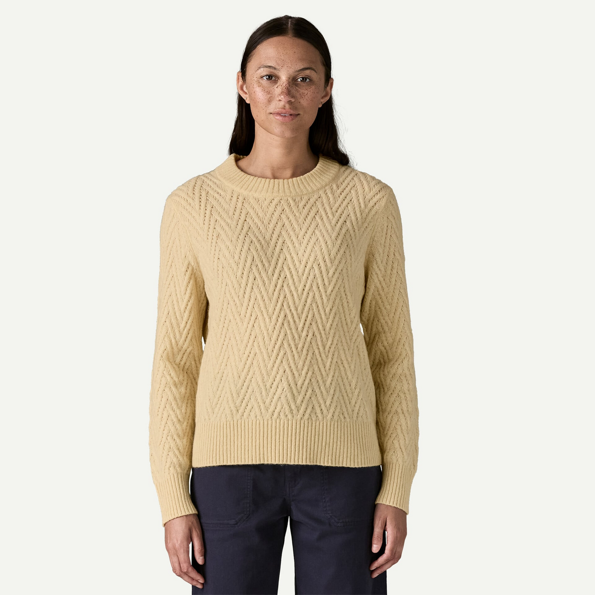 Women's Recycled Wool-Blend Crewneck Sweater