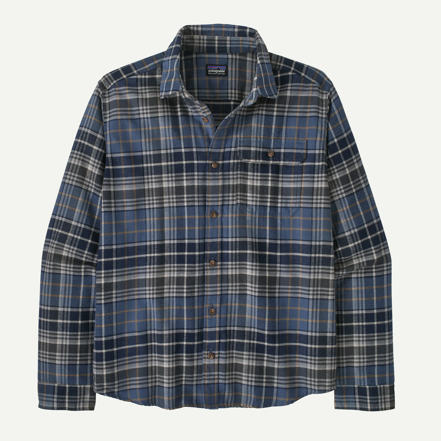Men's Long-Sleeved Lightweight Fjord Flannel Shirt
