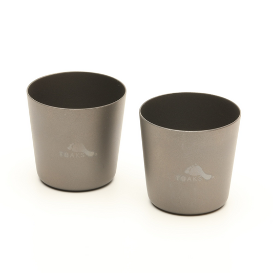 TOAKS Titanium 42ml Shot Glass (Pair of 2)