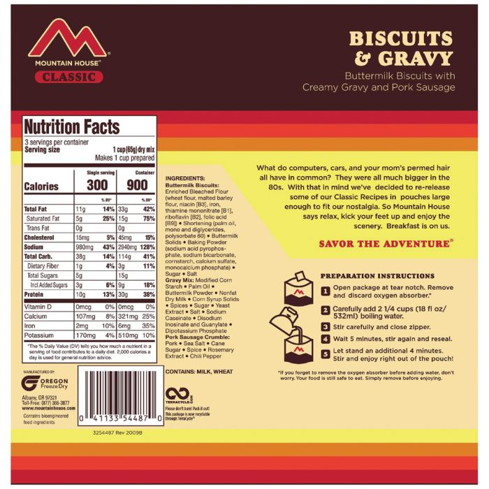 Classic Biscuits And Gravy