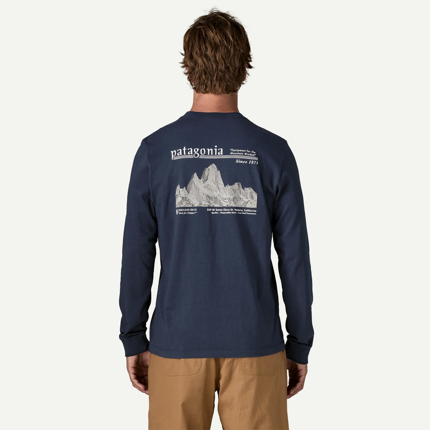 Men's Long-Sleeved Midweight Hut Tripper Skyline T-Shirt