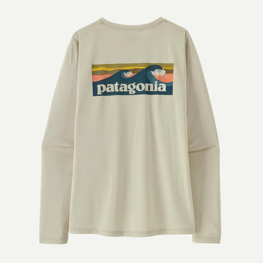 Women's Long-Sleeved Capilene® Cool Daily Shirt - Boardshort Logo