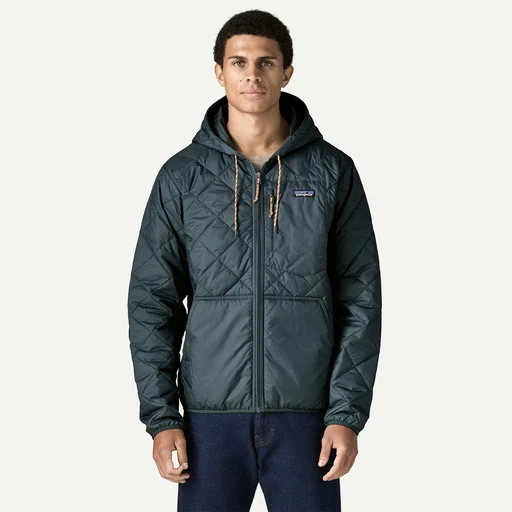 Men's Diamond Quilted Bomber Hoody