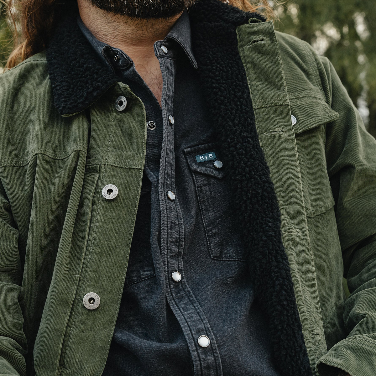 Dust Up Denim Snapshirt