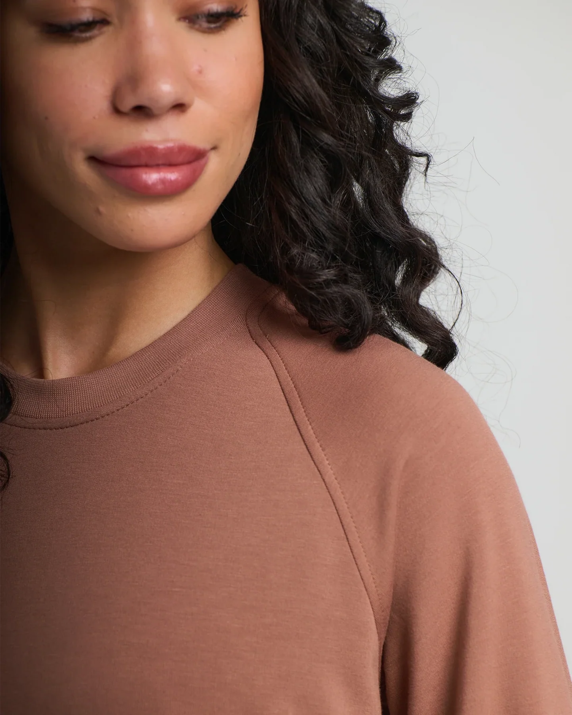 W's Bamboo Lightweight Fleece Crew