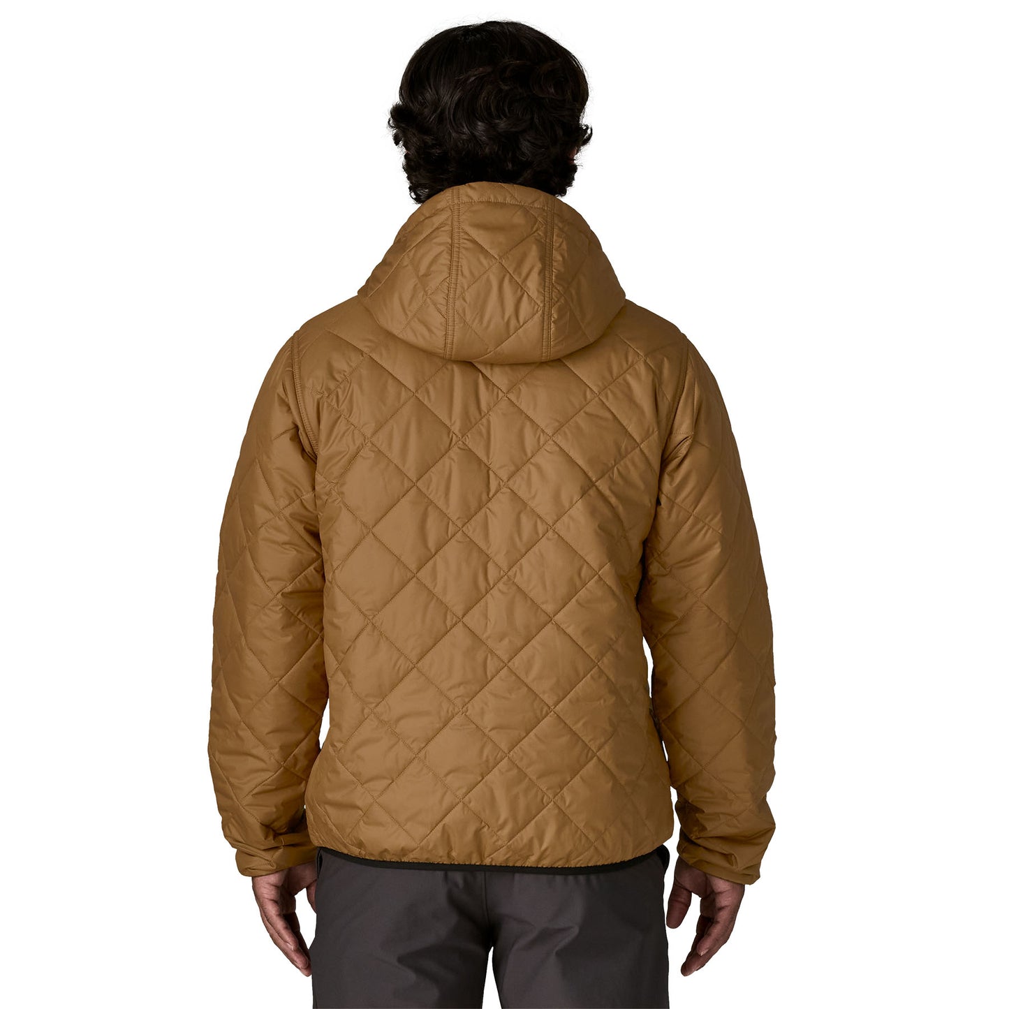 Men's Diamond Quilted Bomber Hoody