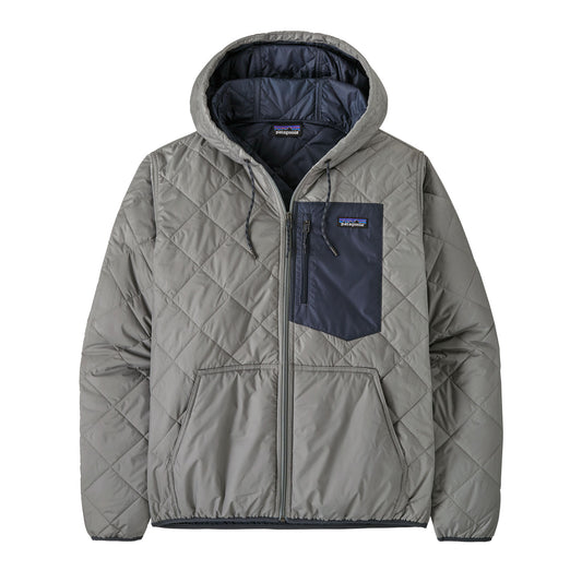 Men's Diamond Quilted Bomber Hoody