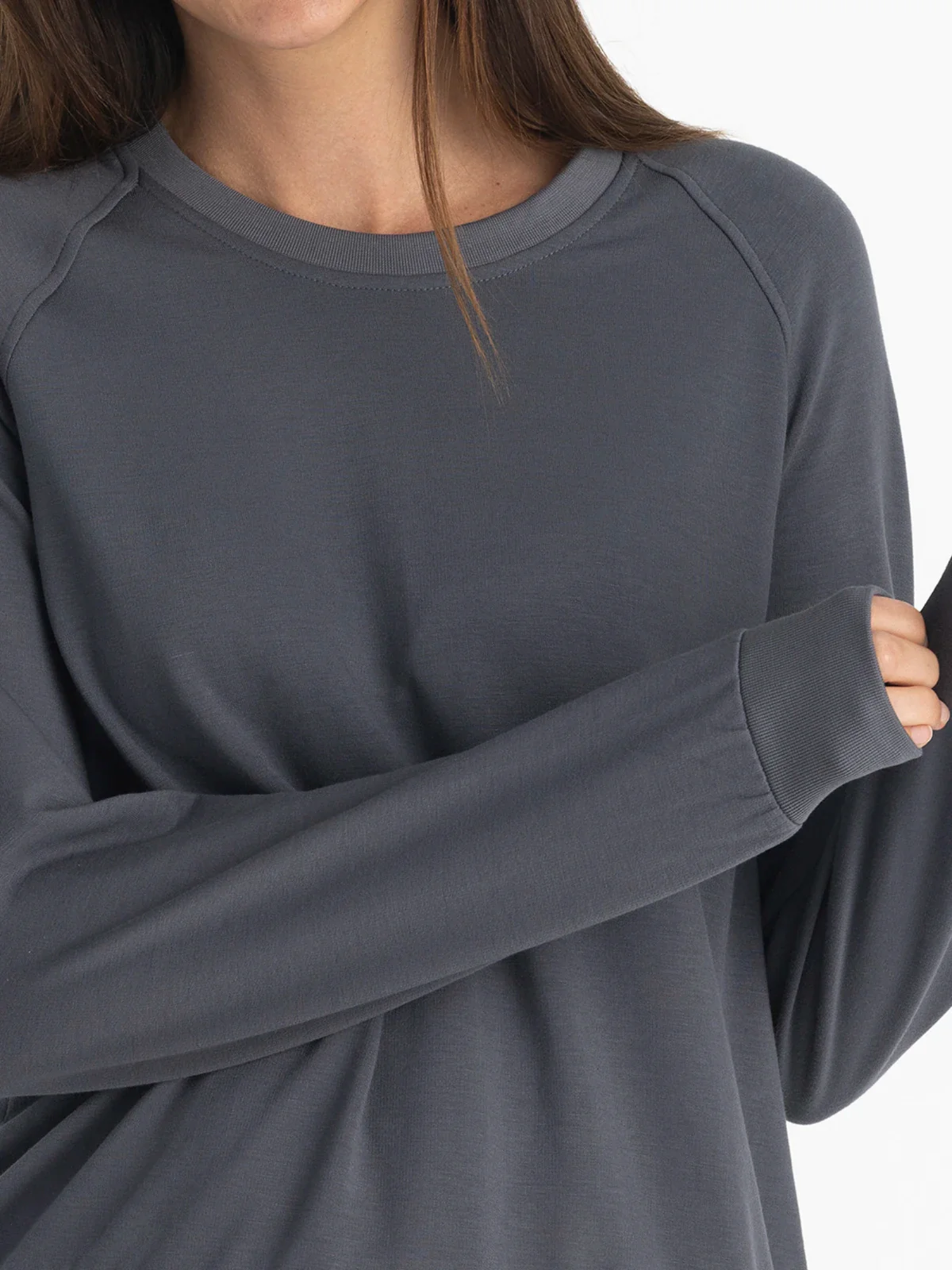 W's Bamboo Lightweight Fleece Crew