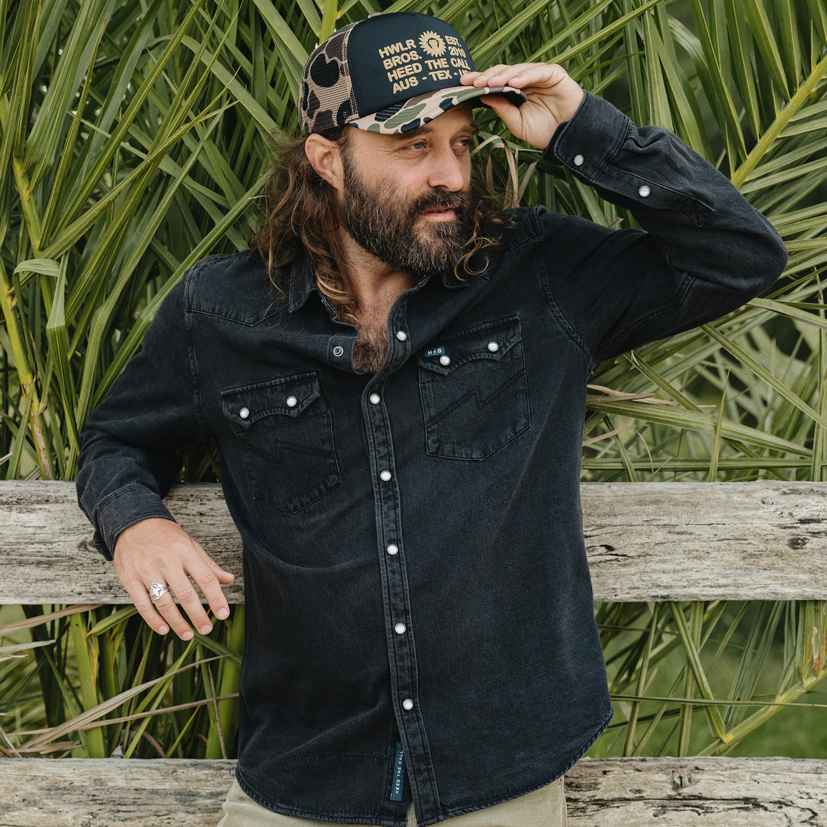 Dust Up Denim Snapshirt