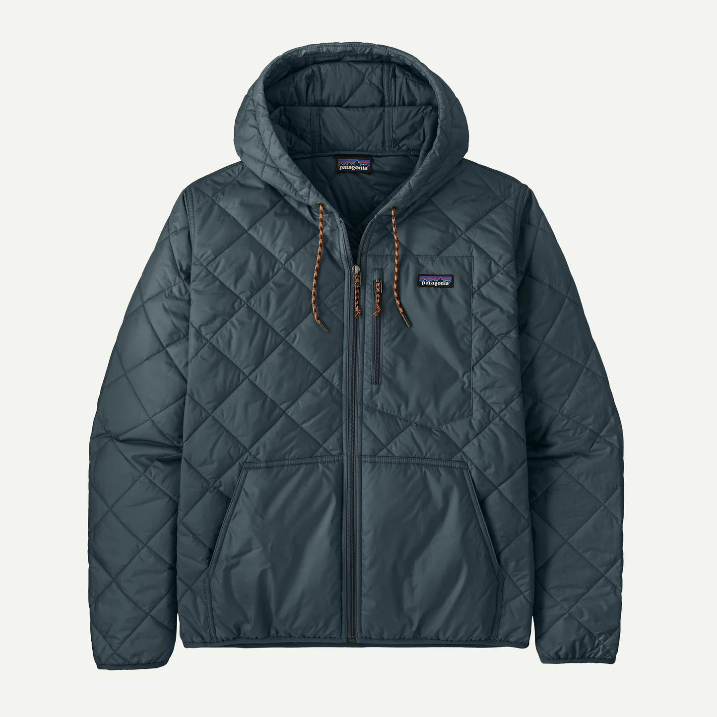 Men's Diamond Quilted Bomber Hoody