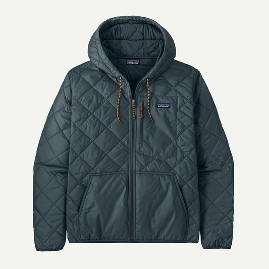 Men's Diamond Quilted Bomber Hoody