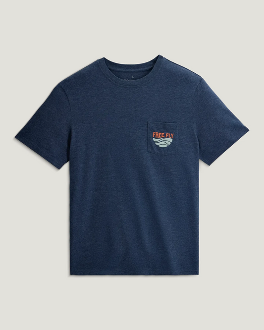 Blue Edge Pocket Tee