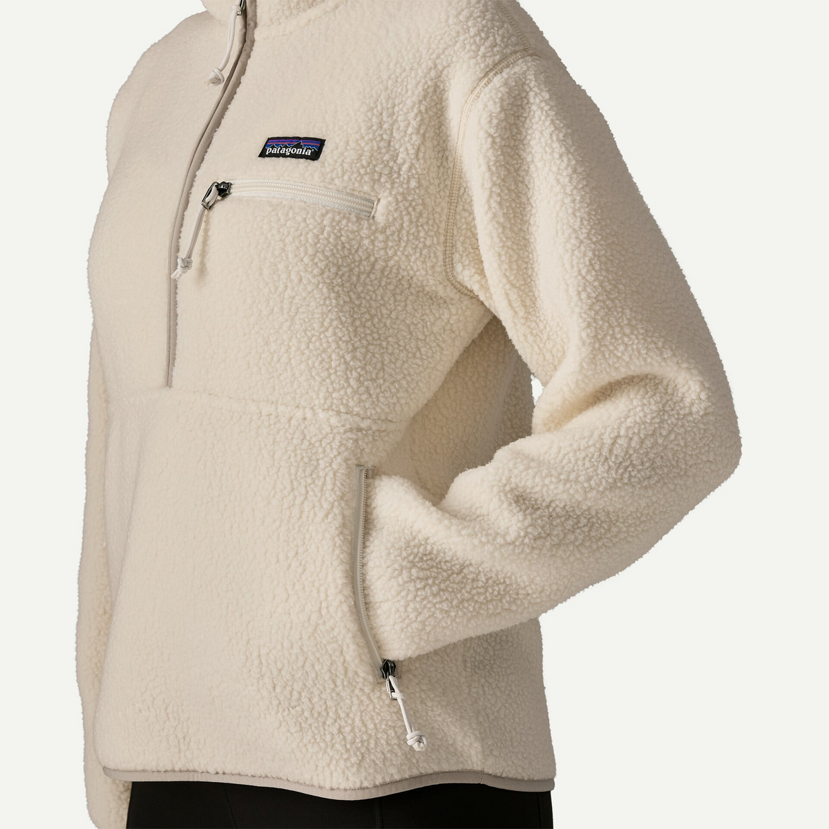 Women's Retro Pile Marsupial Fleece Pullover