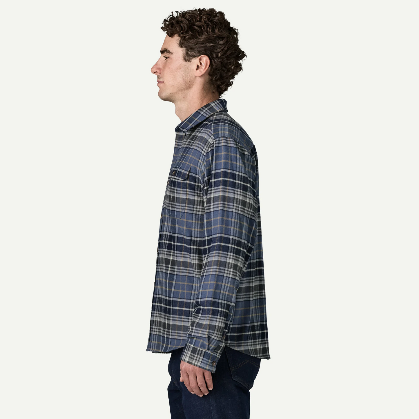 Men's Long-Sleeved Lightweight Fjord Flannel Shirt