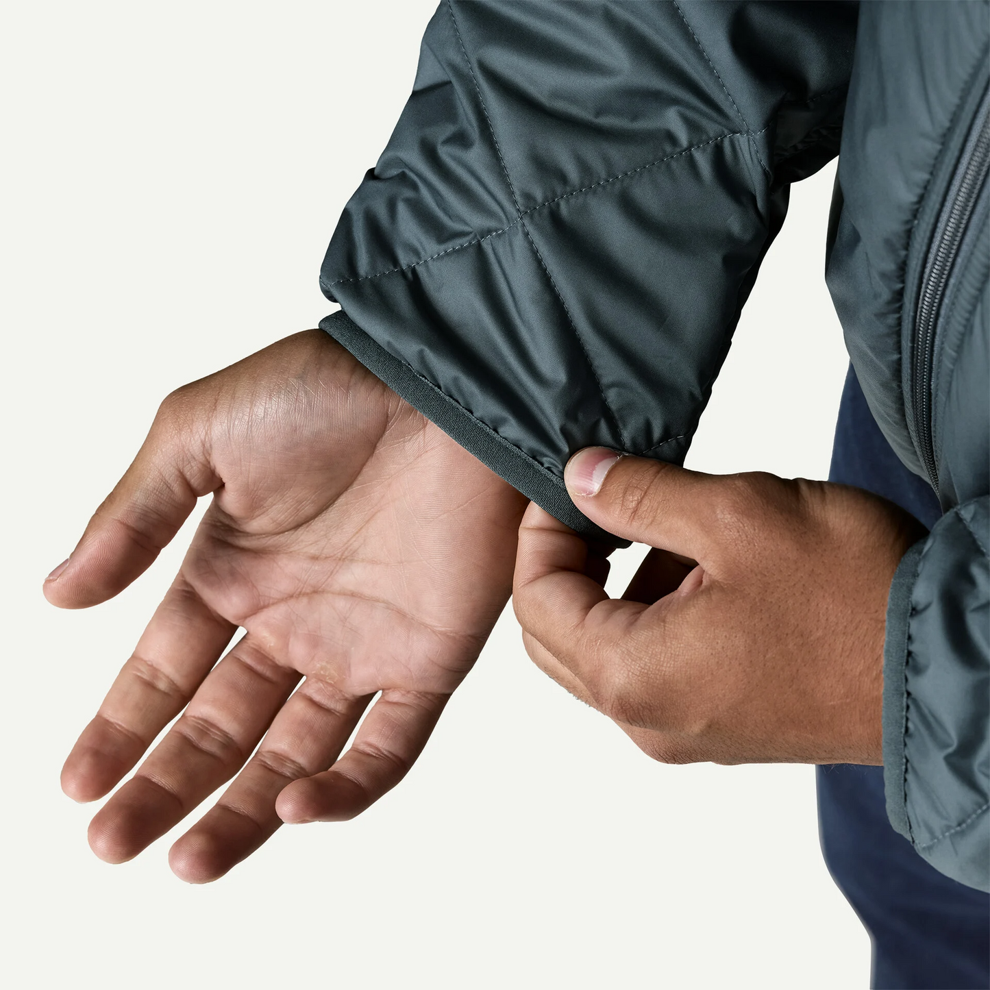 Men's Diamond Quilted Bomber Hoody