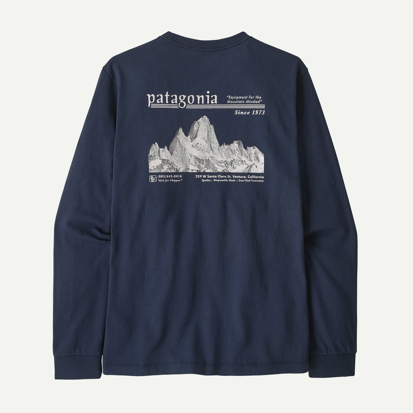 Men's Long-Sleeved Midweight Hut Tripper Skyline T-Shirt