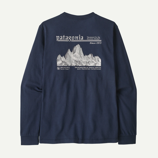 Men's Long-Sleeved Midweight Hut Tripper Skyline T-Shirt