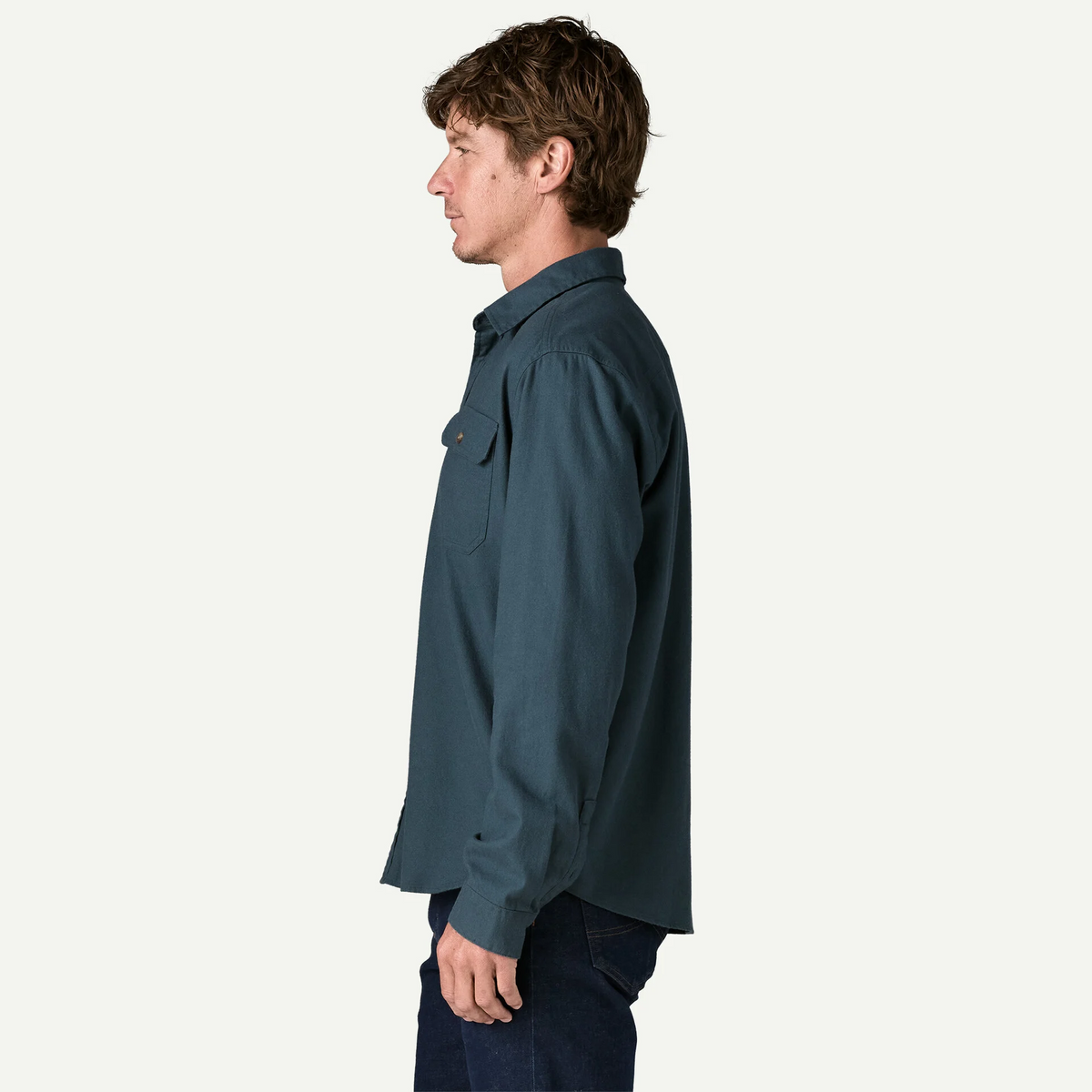 Men's Long-Sleeved Lightweight Fjord Flannel Shirt