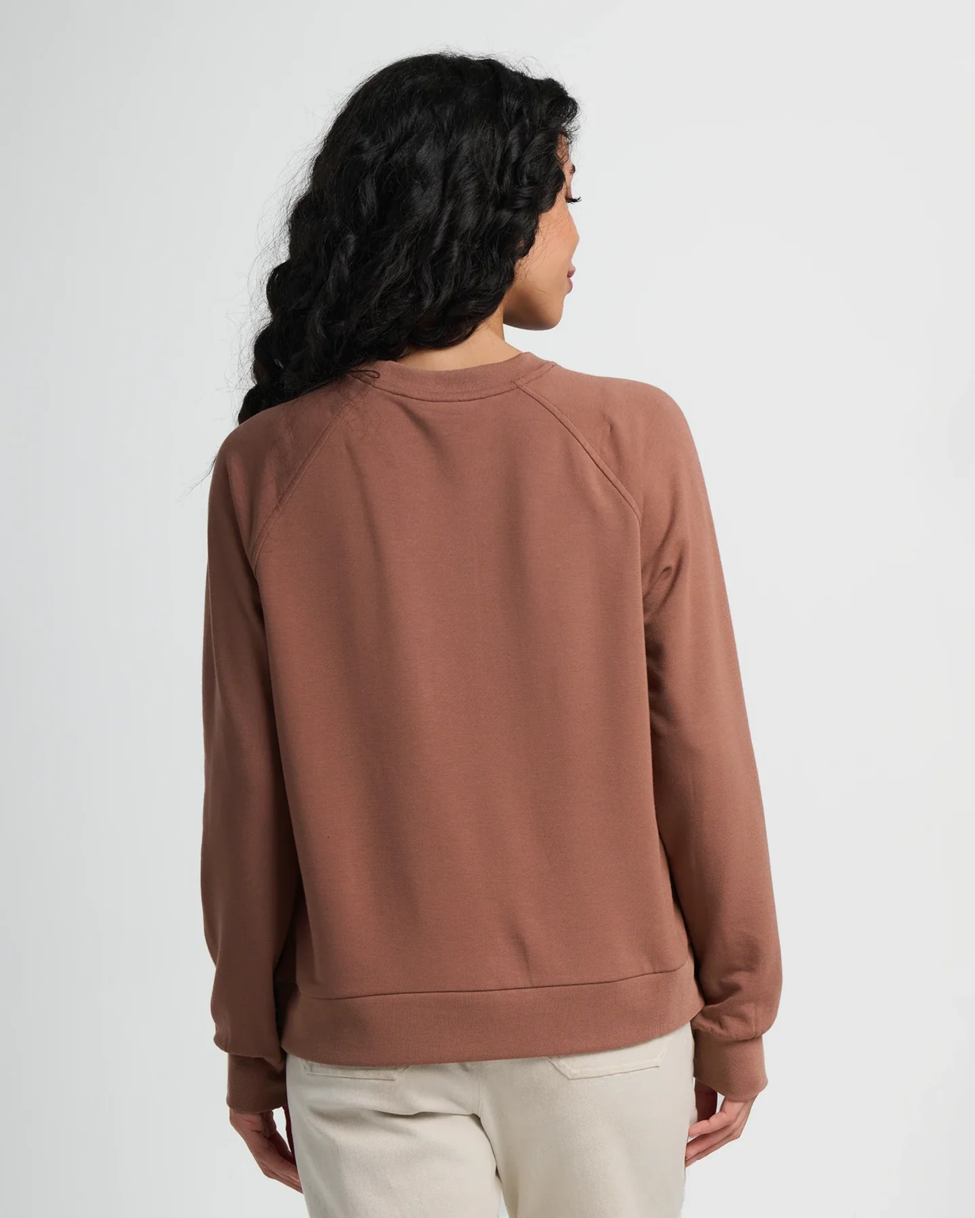 W's Bamboo Lightweight Fleece Crew