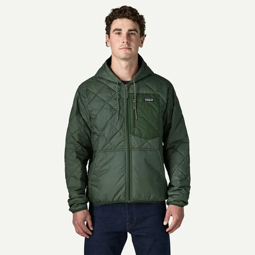 Men's Diamond Quilted Bomber Hoody