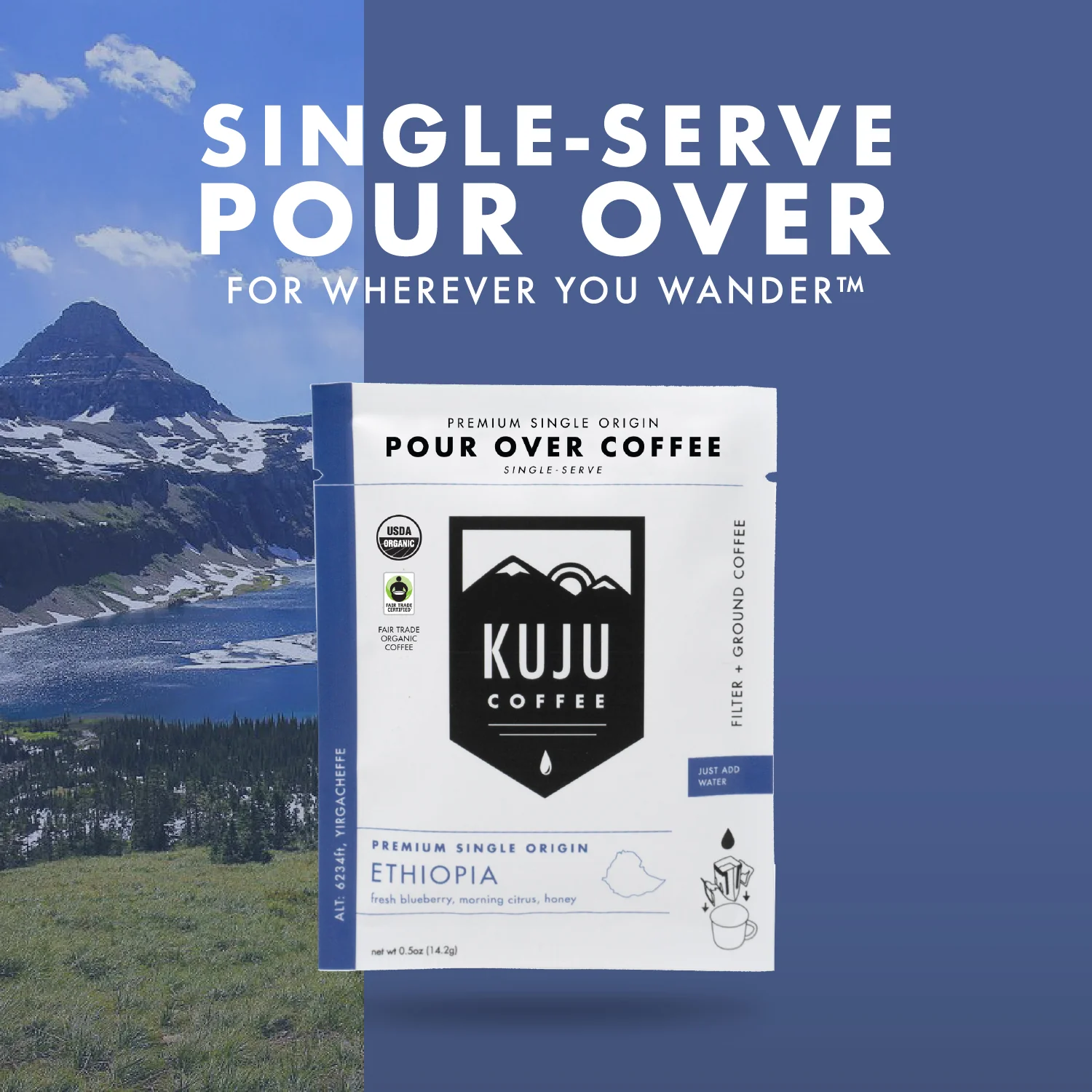 PREMIUM SINGLE ORIGIN ETHIOPIA (One-Cup Pouch)