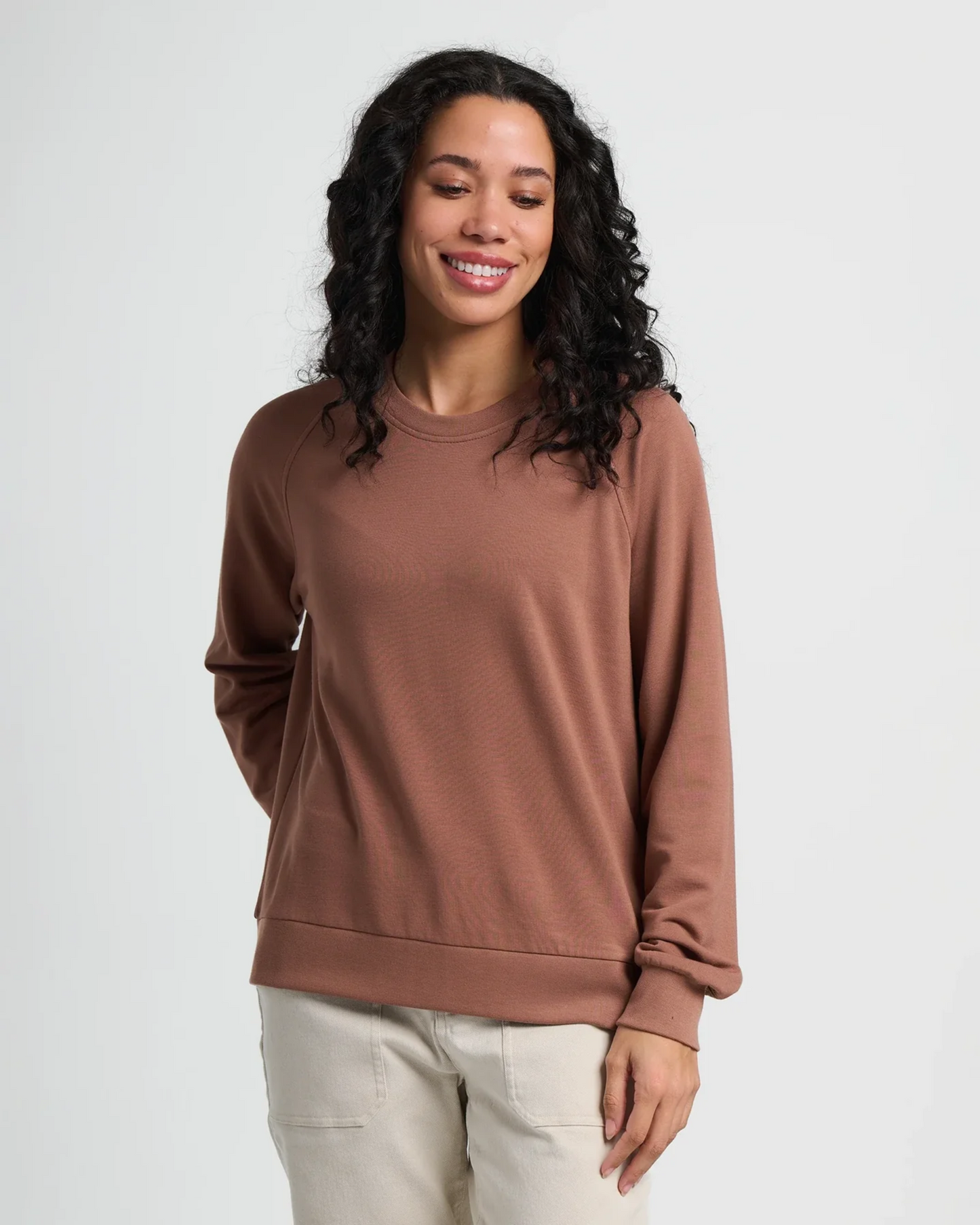 W's Bamboo Lightweight Fleece Crew