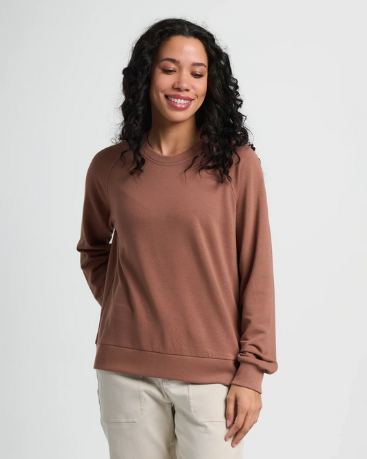 W's Bamboo Lightweight Fleece Crew