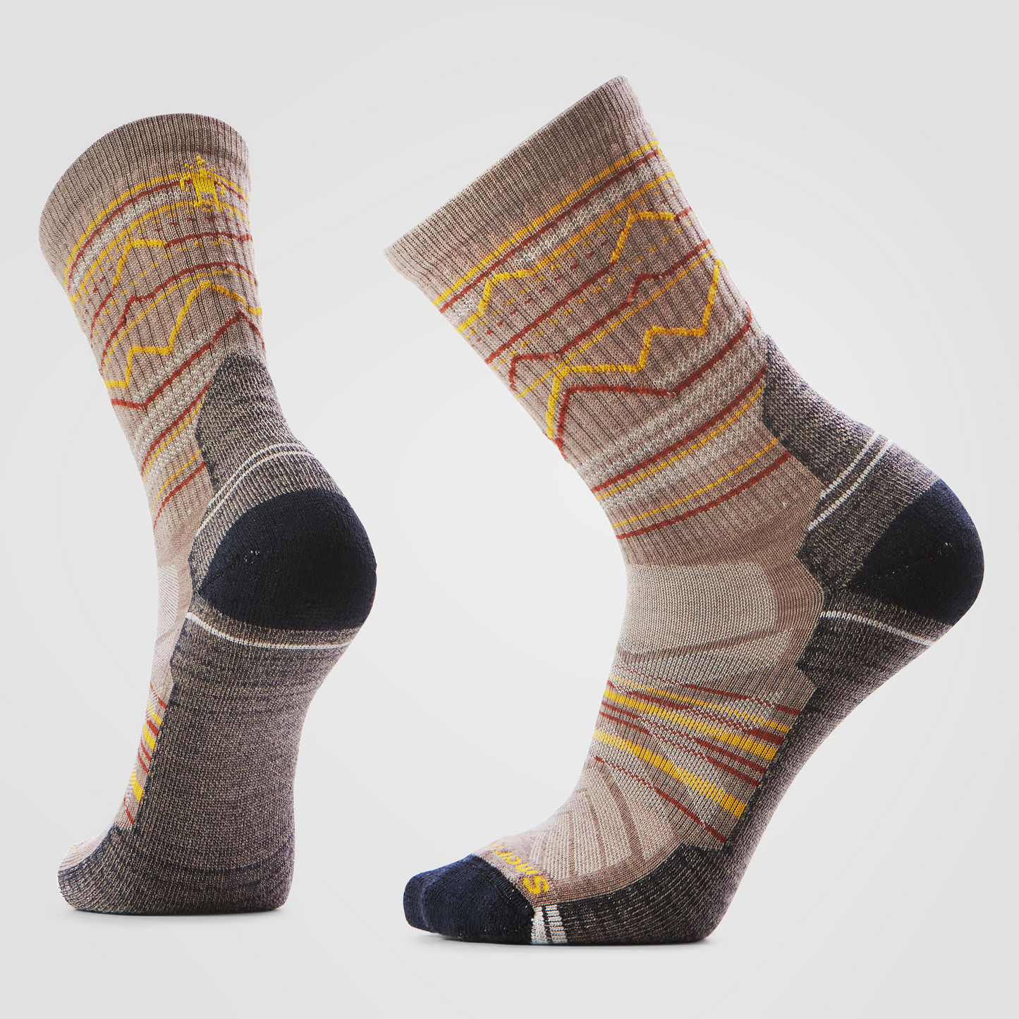 Hike Light Cushion Mountain Range Crew Socks