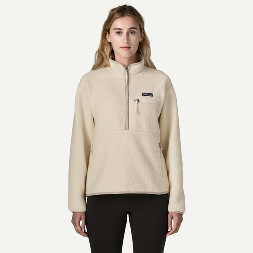 Women's Retro Pile Marsupial Fleece Pullover