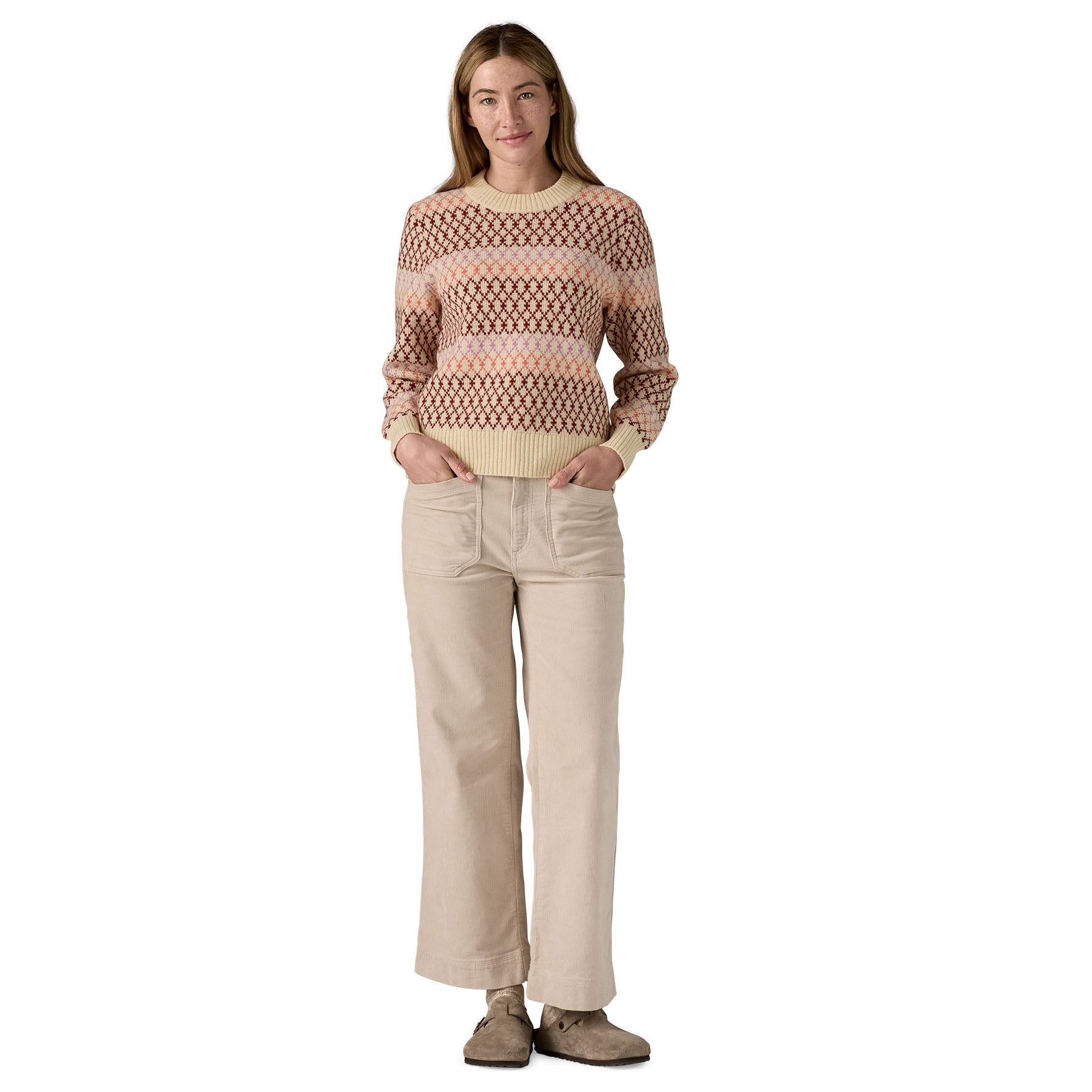 Women's Recycled Wool-Blend Crewneck Sweater