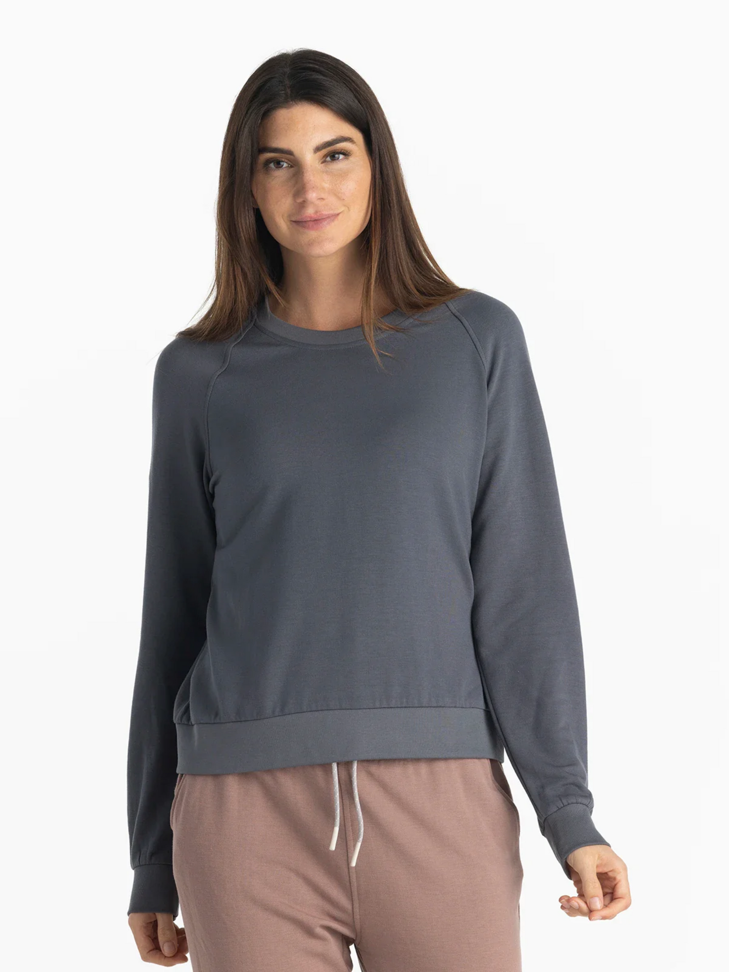 W's Bamboo Lightweight Fleece Crew