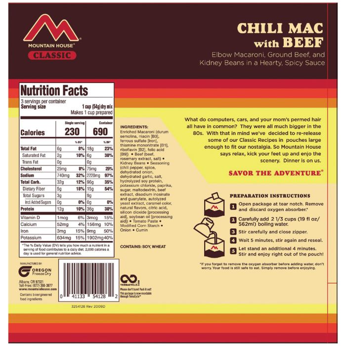 Classic Chili Mac With Beef