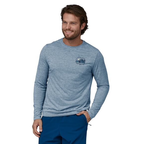 M's L/S Cap Cool Daily Graphic Shirt - Lands