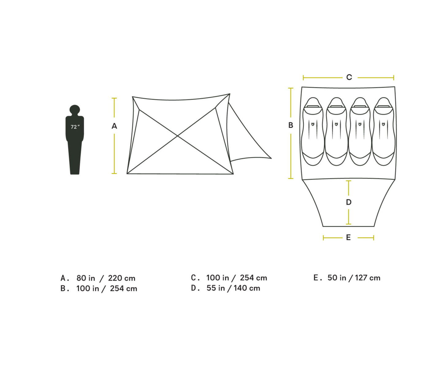 Wagontop 4-Person Tent