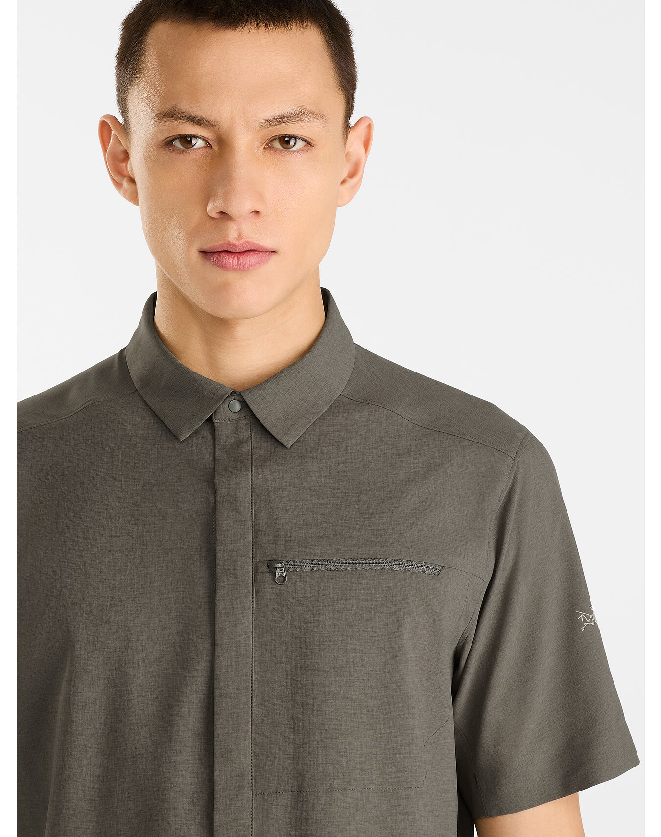 Skyline SS Shirt Melange Men's