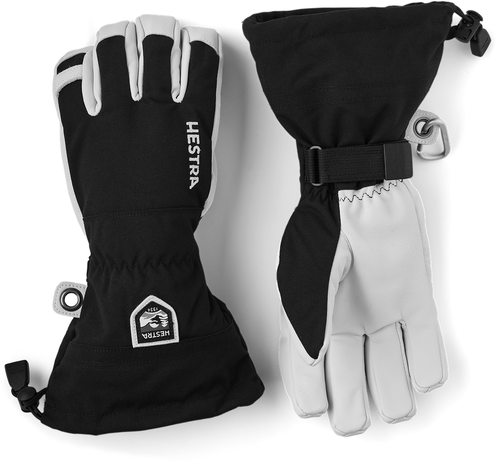 Hestra Army Leather Heli Ski Glove Black / 12