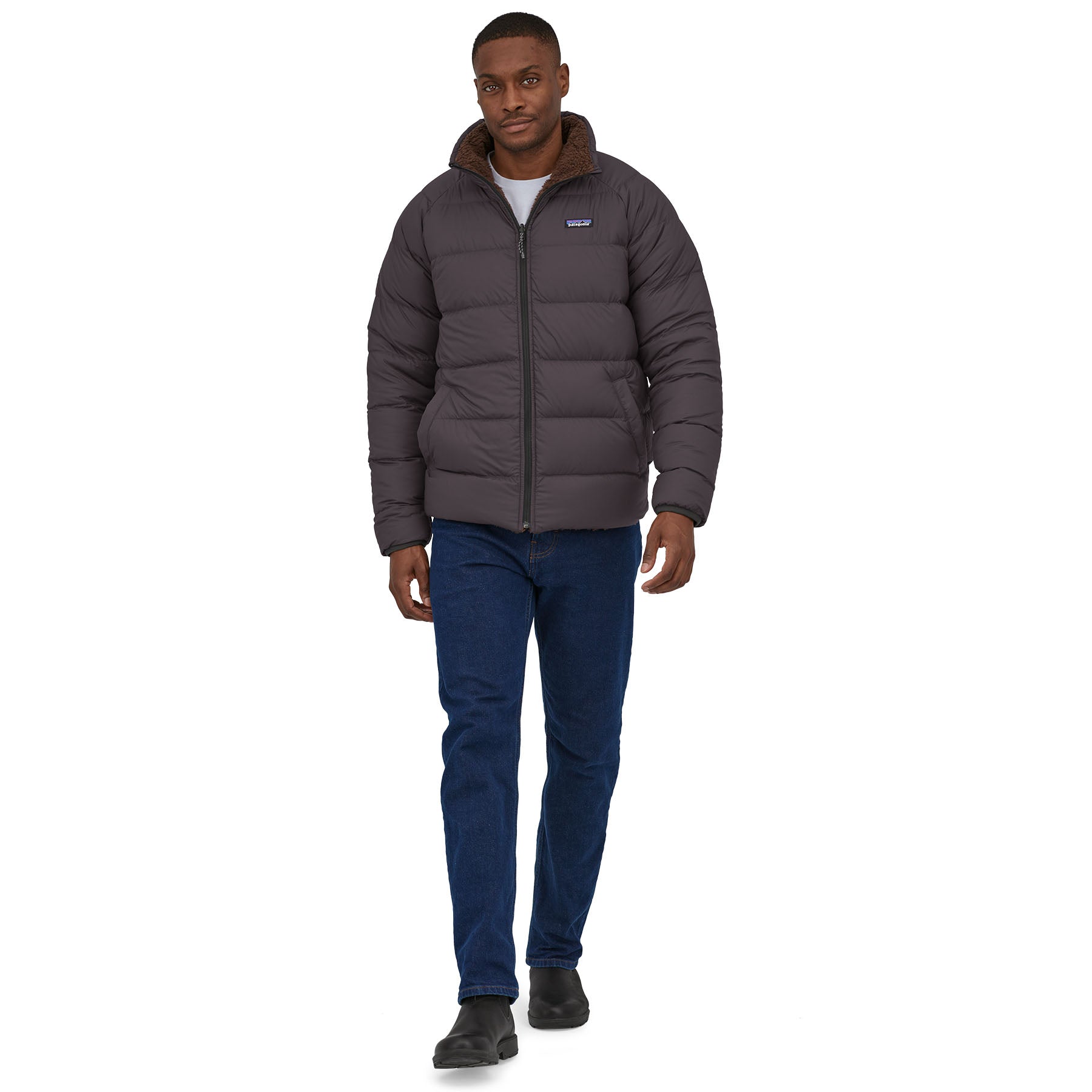 Men's Reversible Silent Down Fleece Jacket